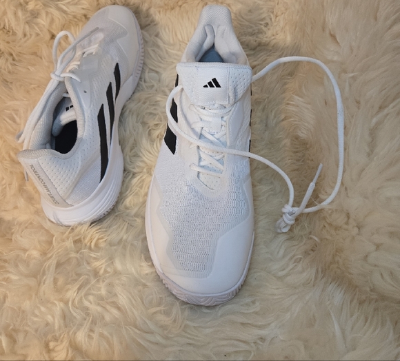 Adidas White and Black Athletic Shoes - Picture 7 of 9